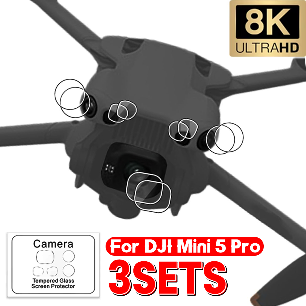 Drone Camera Professional - 3/1 zestawy folii ochronnych HD ze