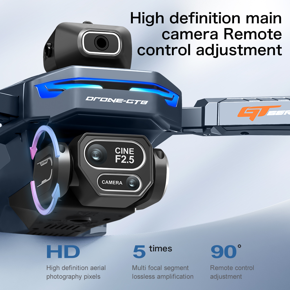 GT8 – składany dron z GPS, zda – Drone Camera Professional recenzja i cena